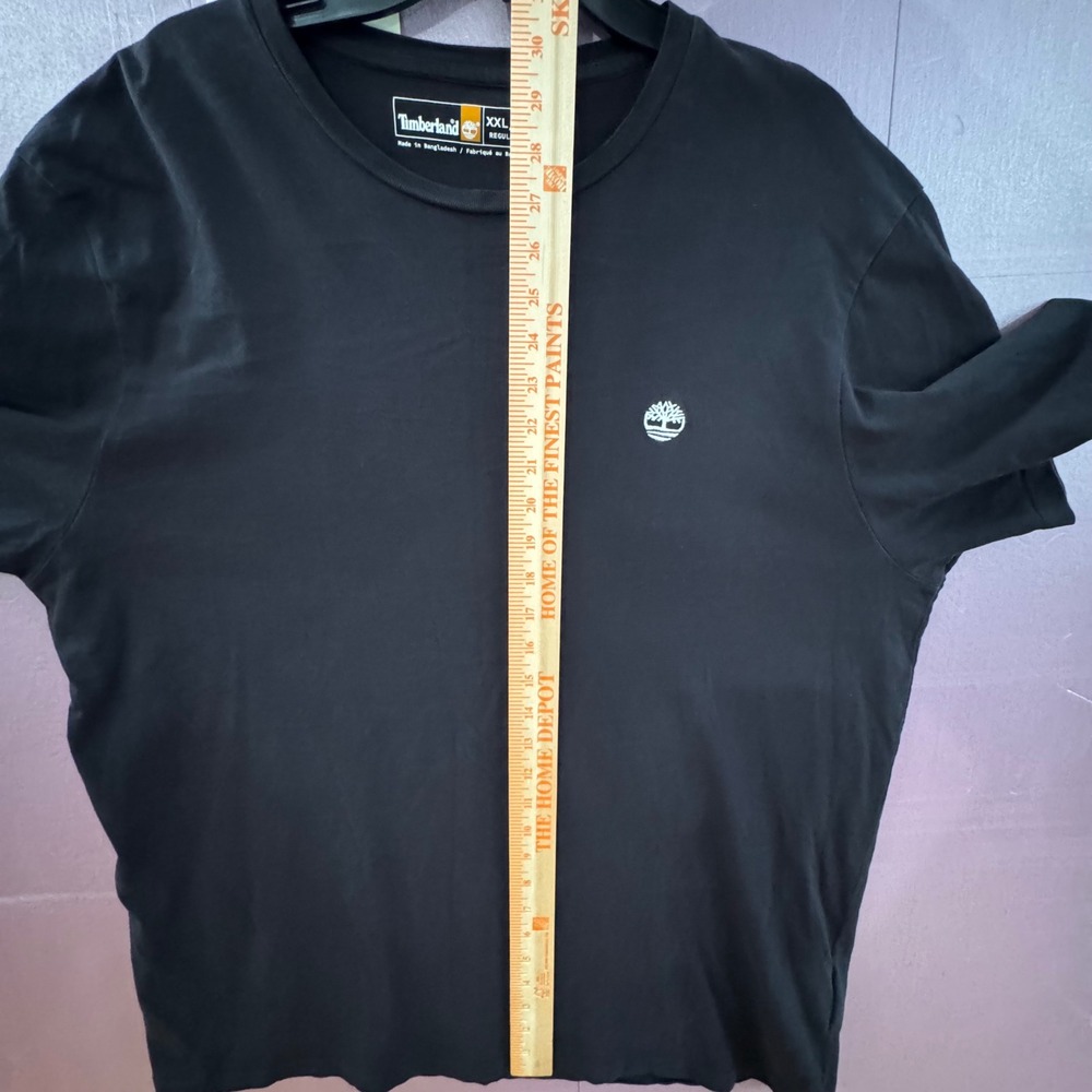 Timberland Men's Black Regular Fit Crew Neck T Shirt Size XXL Work casual basic - Picture 5 of 10